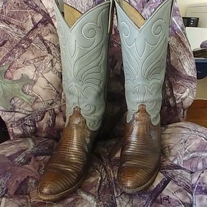 Dan Post cowboy boots lizard